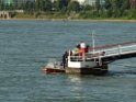 Einsatz Loeschboot und Rettungsboot Koeln Muelheim  P19
